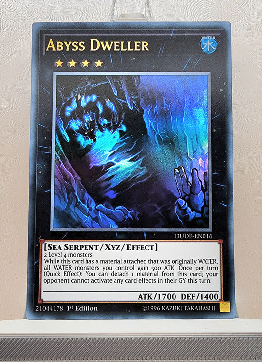 Yugioh! 1x Abyss Dweller (DUDE - Ultra Rare) 1st Edition