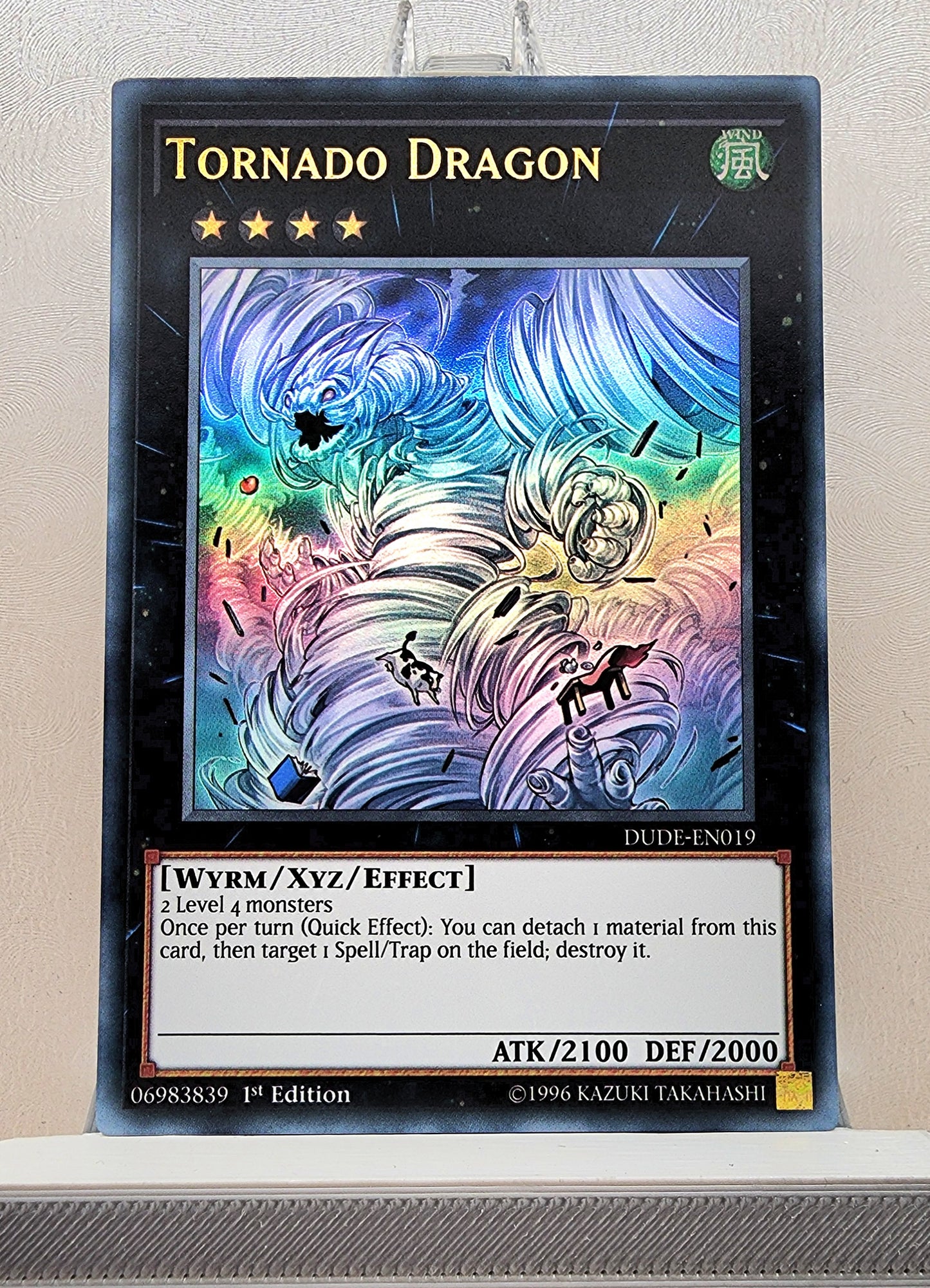 Yugioh! 1x Tornado Dragon (DUDE - Ultra Rare) 1st Edition