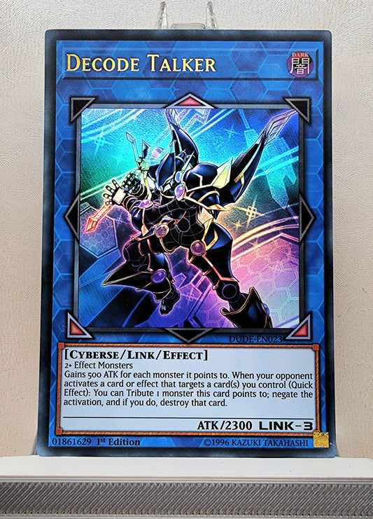 Yugioh! 1x Decode Talker (DUDE - Ultra Rare) 1st Edition