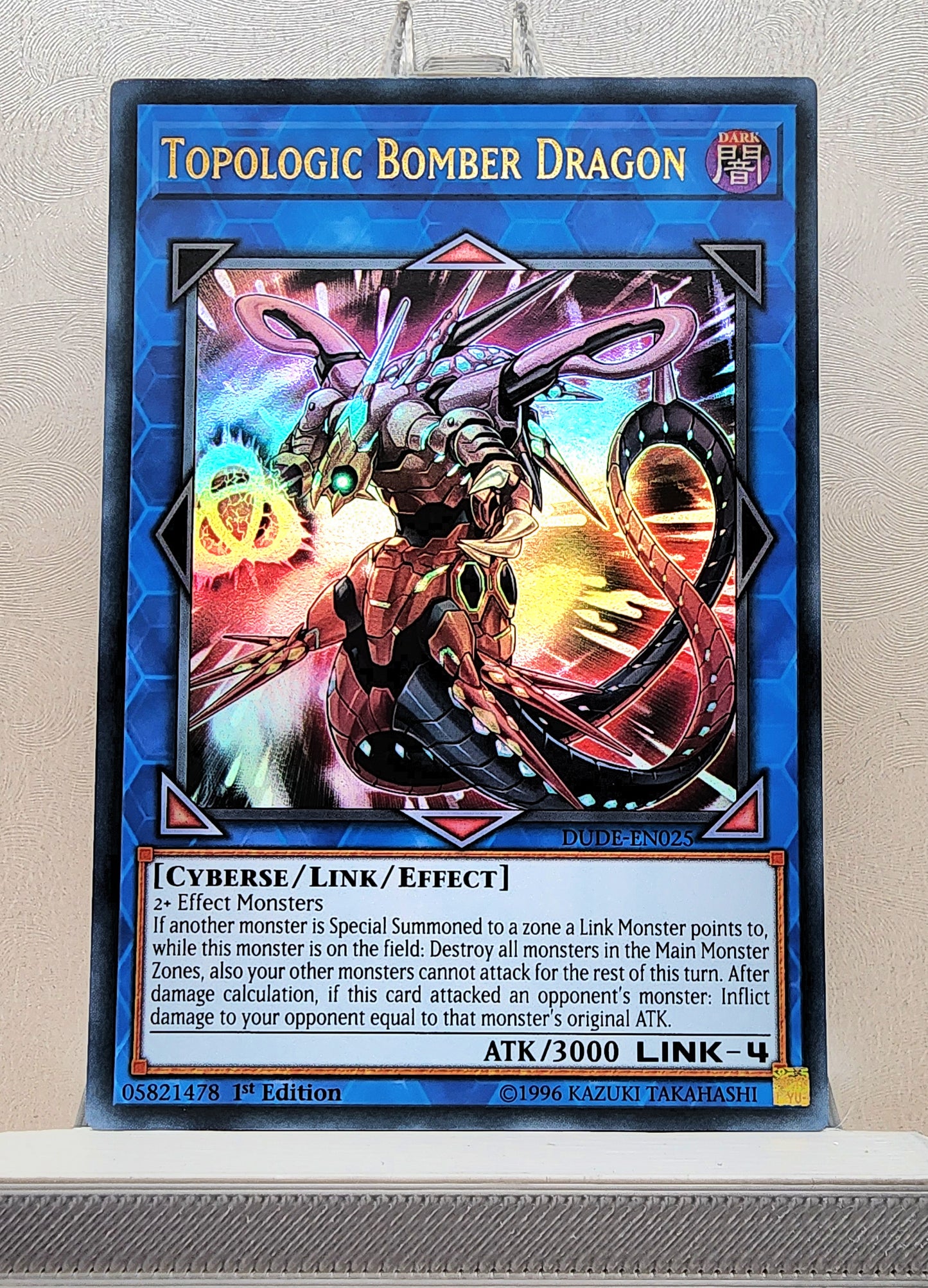 Yugioh! 1x Topologic Bomber Dragon (DUDE - Ultra Rare) 1st Edition