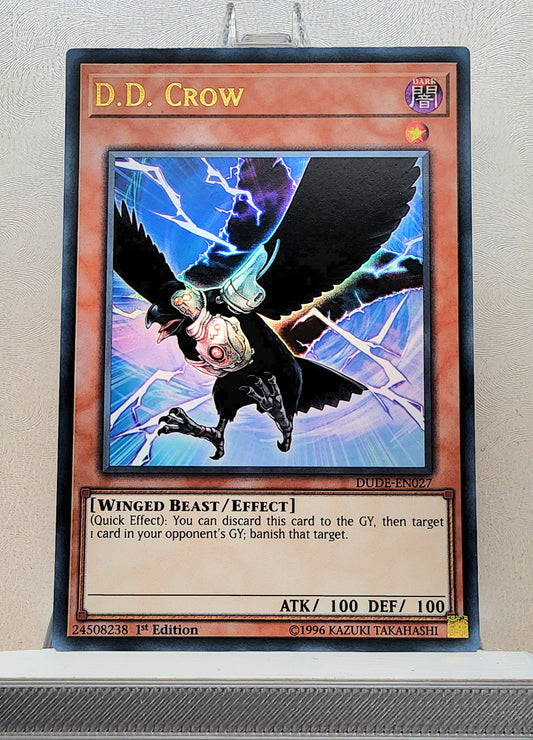 Yugioh! 1x D.D. Crow (DUDE - Ultra Rare) 1st Edition