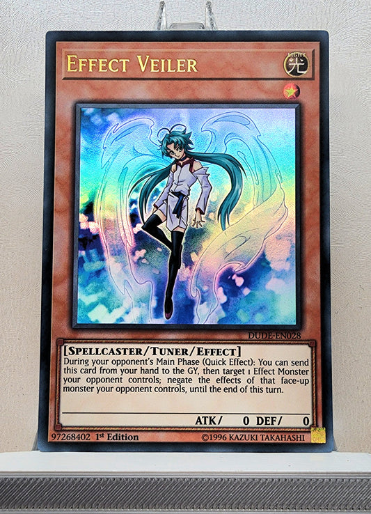 Yugioh! 1x Effect Veiler (DUDE - Ultra Rare) 1st Edition