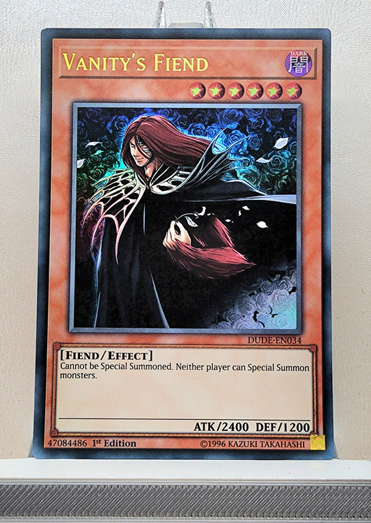 Yugioh! 1x Vanity's Fiend (DUDE - Ultra Rare) 1st Edition