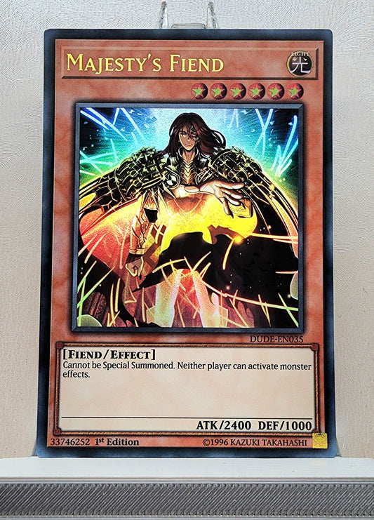 Yugioh! 1x Majesty's Fiend (DUDE - Ultra Rare) 1st Edition