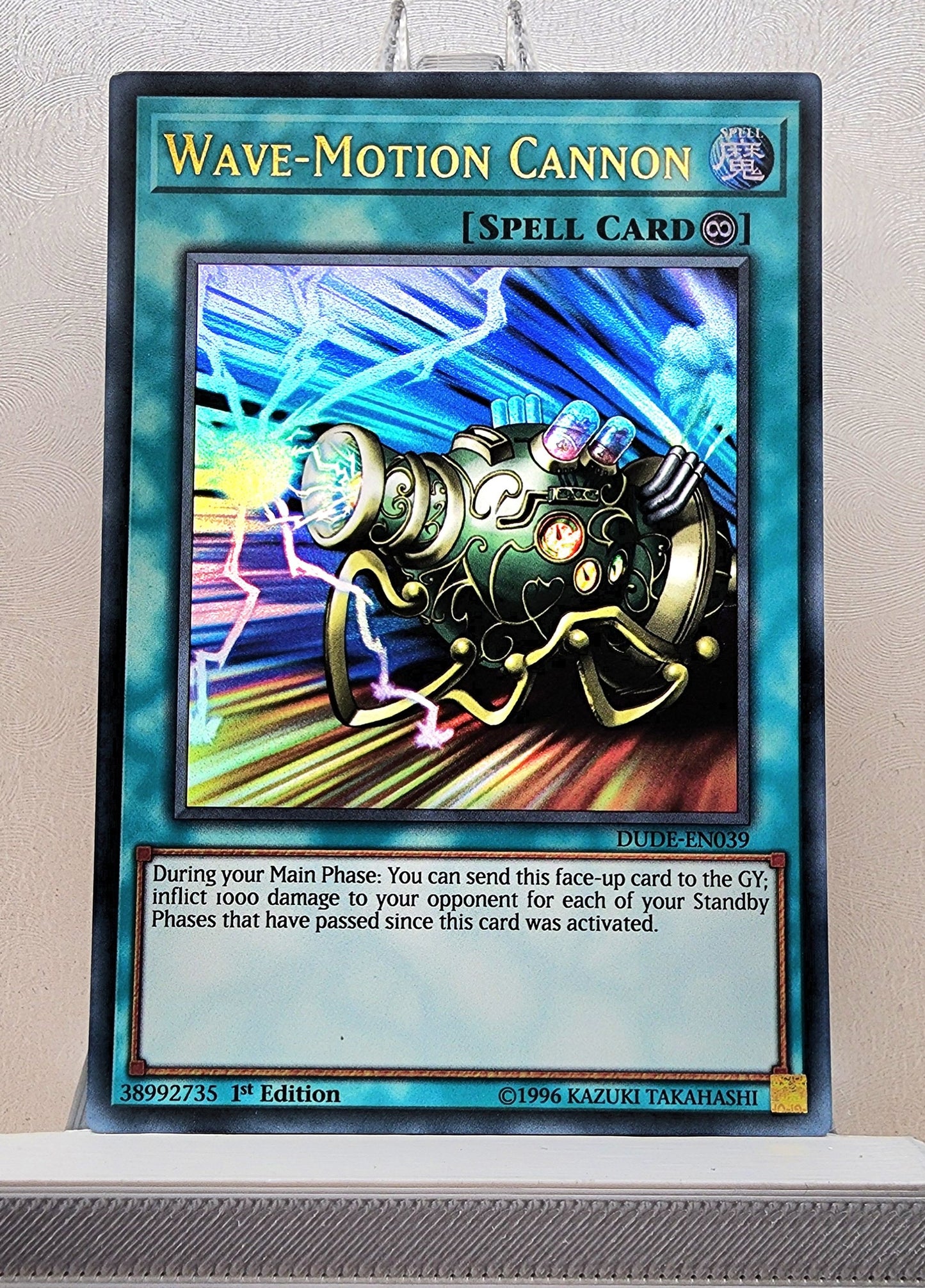 Yugioh! 1x Wave-Motion Cannon (DUDE - Ultra Rare) 1st Edition