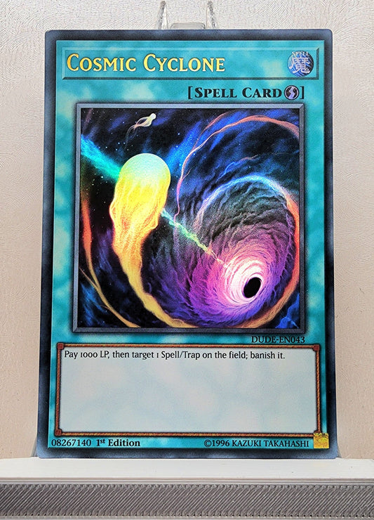 Yugioh! 1x Cosmic Cyclone (DUDE - Ultra Rare) 1st Edition