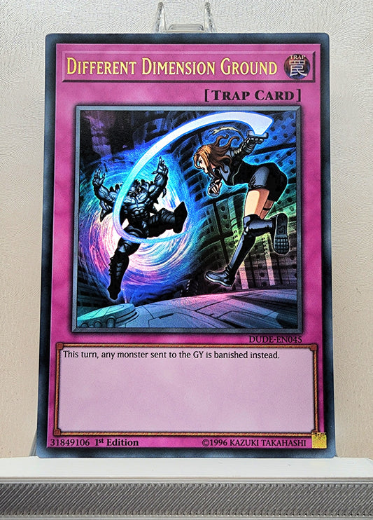 Yugioh! 1x Different Dimension Ground (DUDE - Ultra Rare) 1st Edition