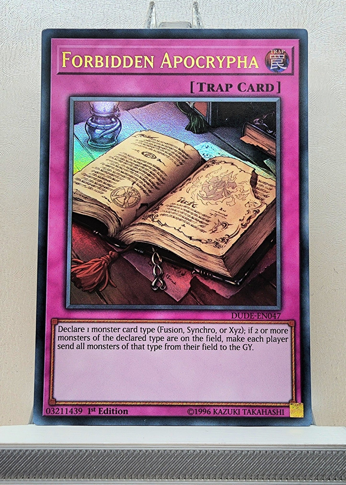 Yugioh! 1x Forbidden Apocrypha (DUDE - Ultra Rare) 1st Edition