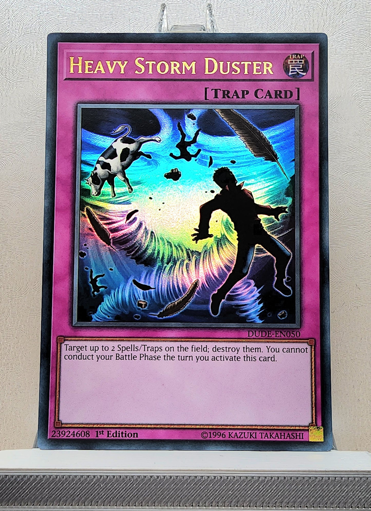 Yugioh! 1x Heavy Storm Duster (DUDE - Ultra Rare) 1st Edition