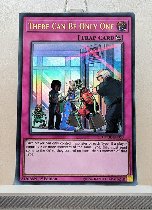 Yugioh! 1x There Can Be Only One (DUDE - Ultra Rare) 1st Edition