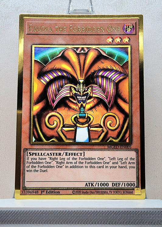 Yugioh! 1x Exodia the Forbidden One (MGED - Premium Gold Rare) 1st Edition