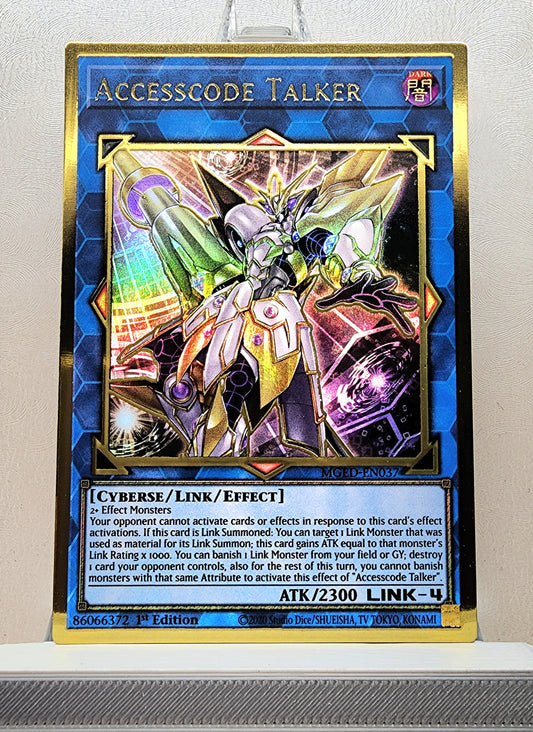 Yugioh! 1x Accesscode Talker (MGED - Premium Gold Rare) 1st Edition