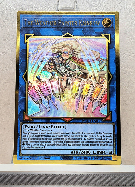 Yugioh! 1x The Weather Painter Rainbow (MGED - Premium Gold Rare) 1st Edition