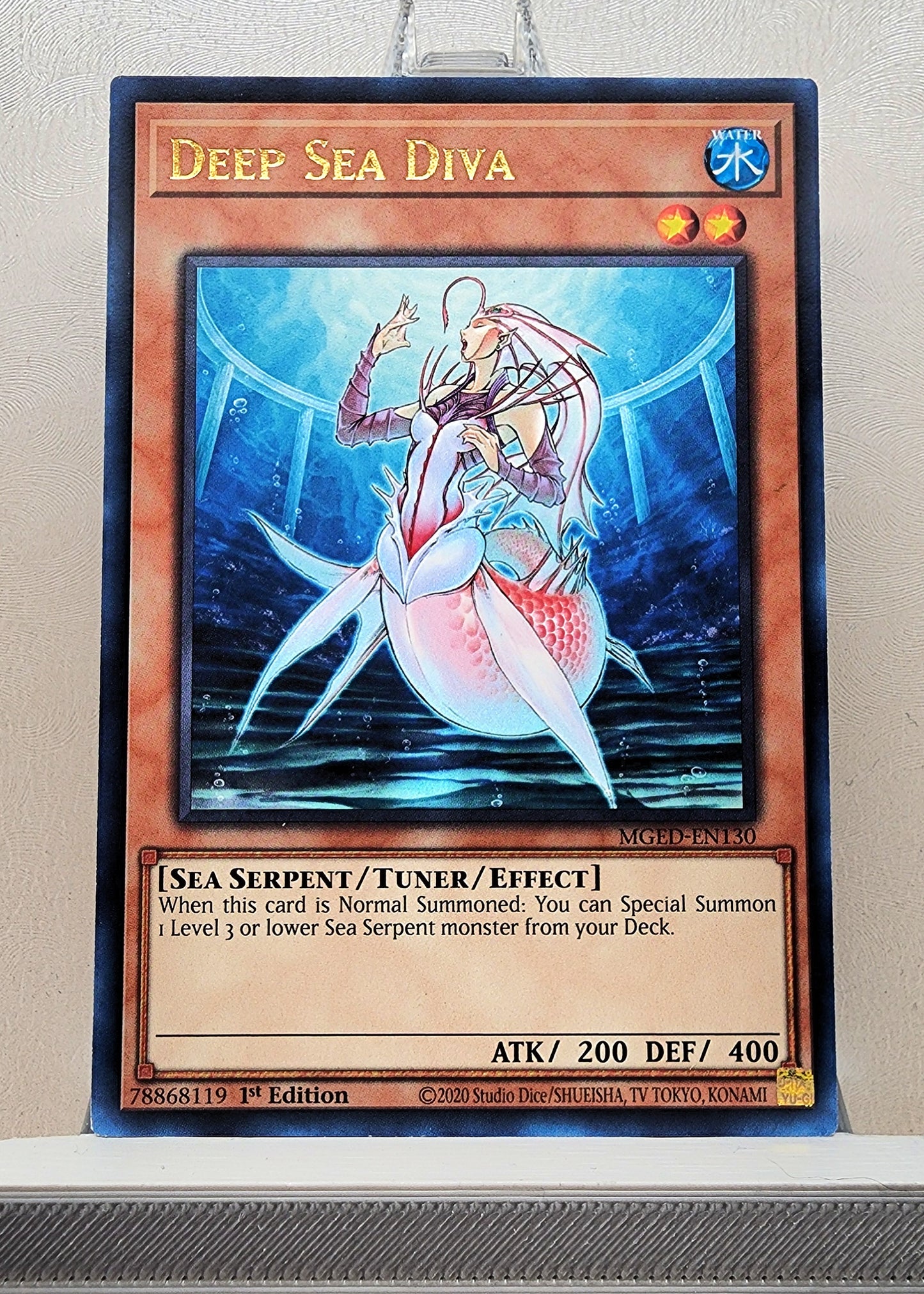 Yugioh! 1x Deep Sea Diva (MGED - Rare) 1st Edition