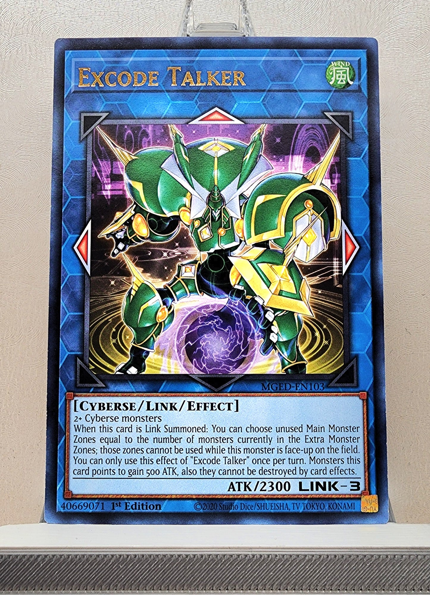 Yugioh! 1x Excode Talker (MGED - Rare) 1st Edition