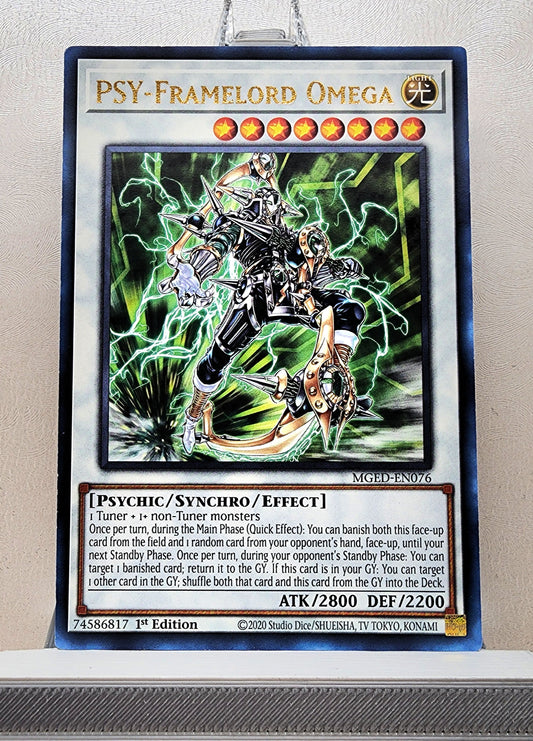 Yugioh! 1x PSY-Framelord Omega (MGED - Rare) 1st Edition