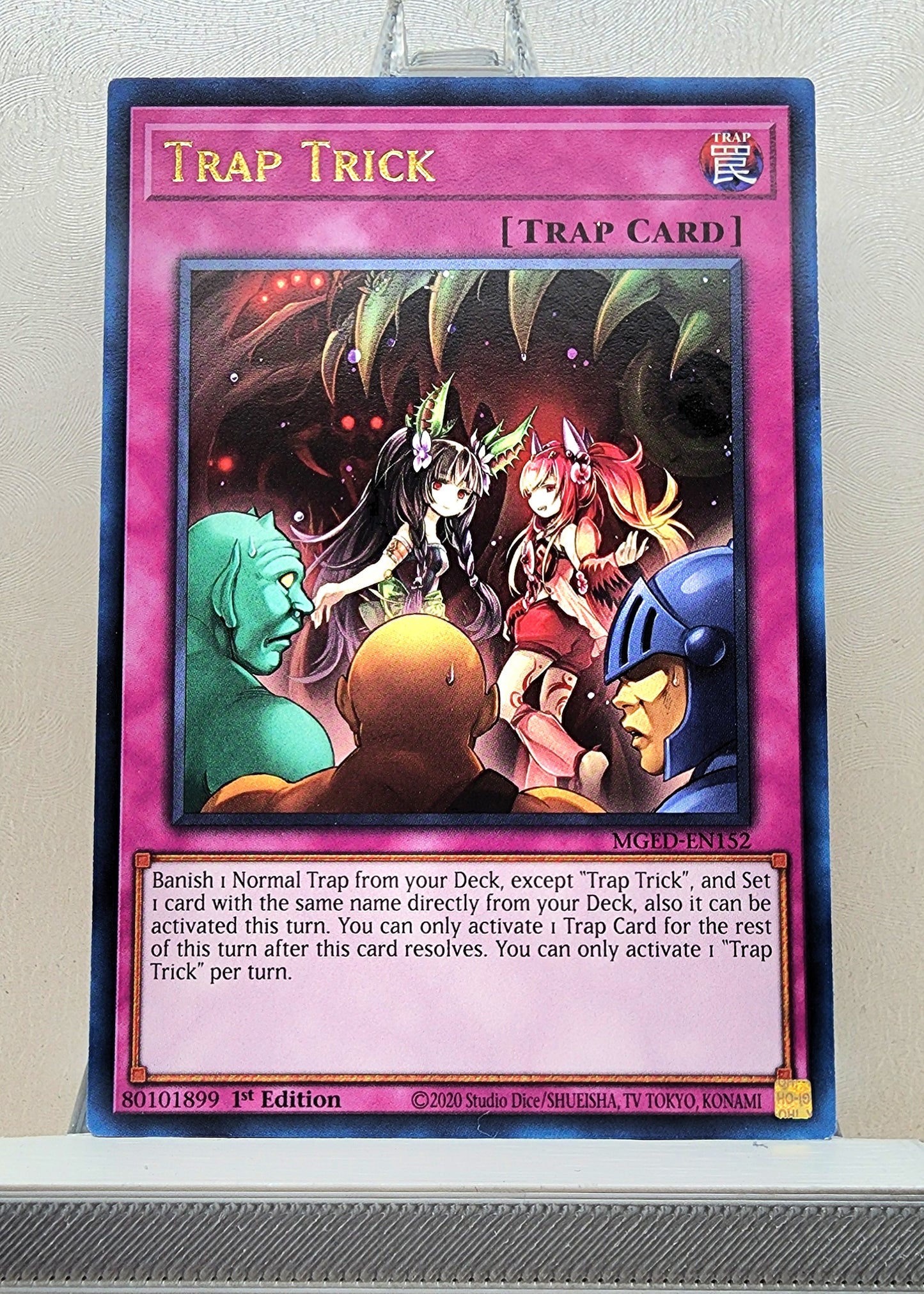 Yugioh! 1x Trap Trick (MGED - Rare) 1st Edition