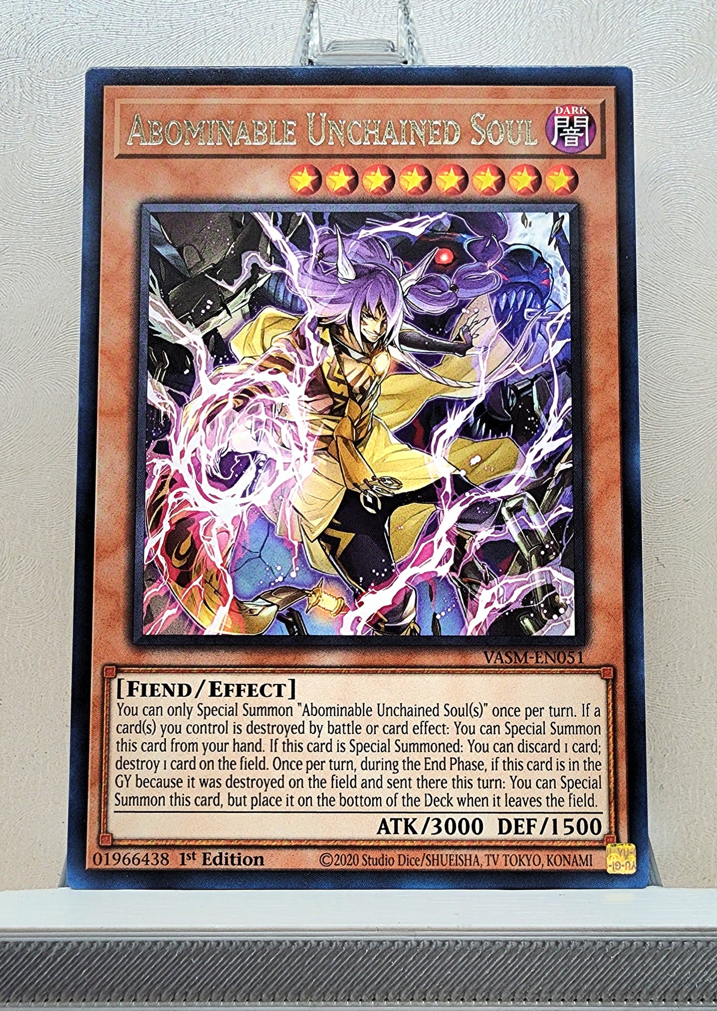 Yugioh! Valiant Smashers Singles (VASM - Rare) 1st Edition