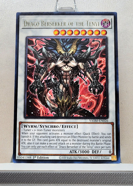 Yugioh! 1x Draco Berserker of the Tenyi (VASM - Rare) 1st Edition