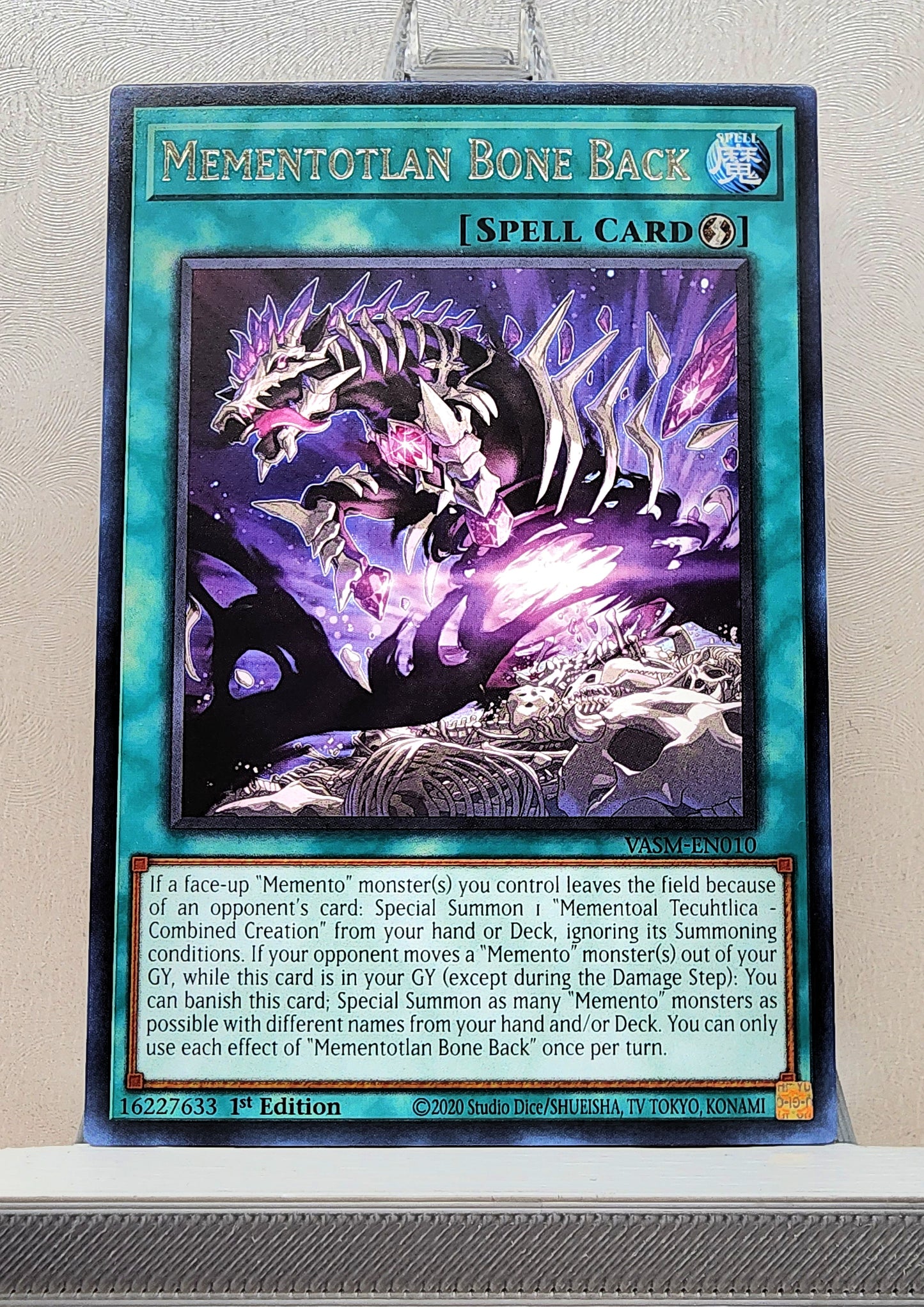 Yugioh! Valiant Smashers Singles (VASM - Rare) 1st Edition