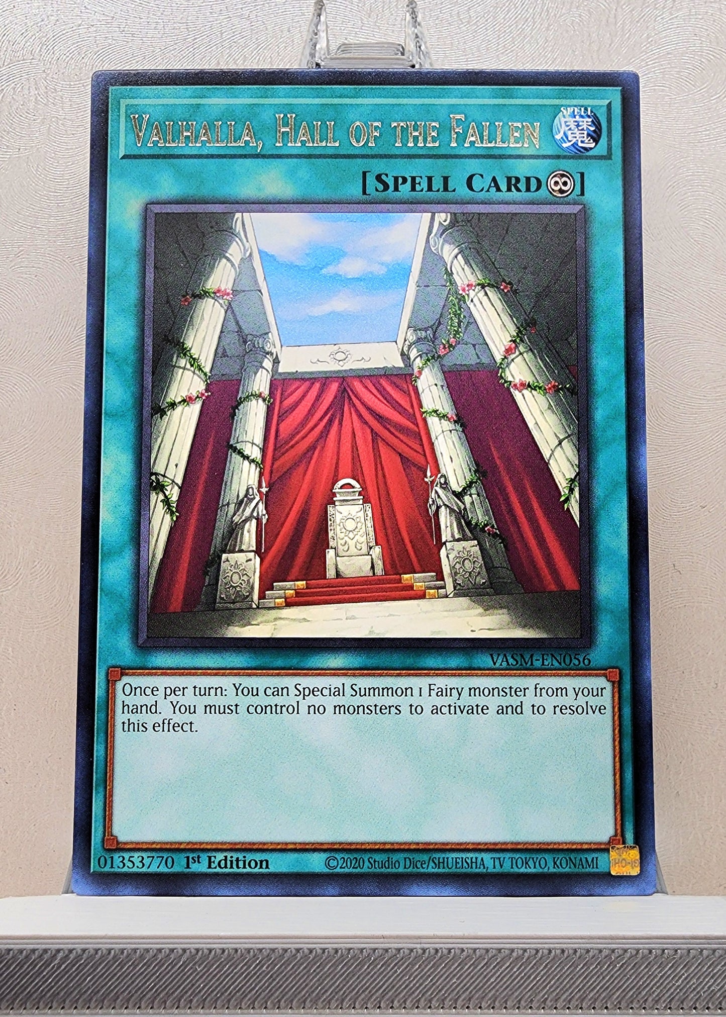 Yugioh! Valiant Smashers Singles (VASM - Rare) 1st Edition