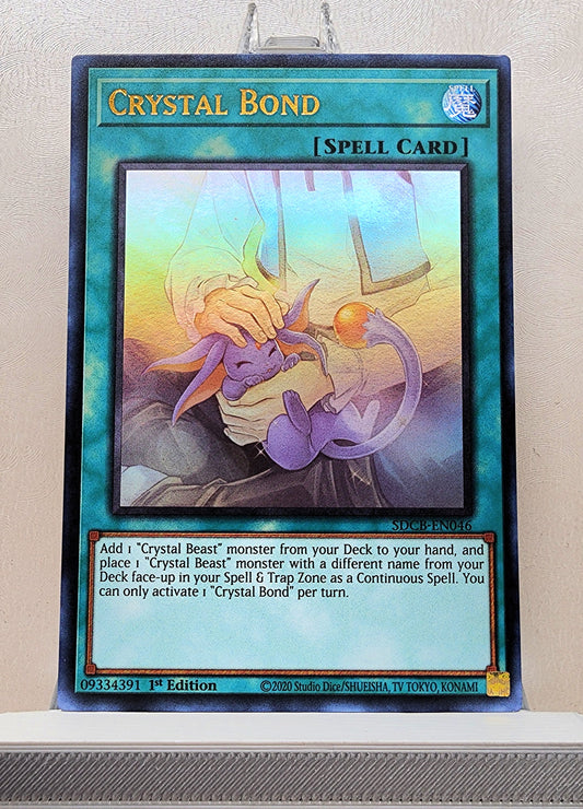 Yugioh! 1x Crystal Bond (SDCB - Ultra Rare) 1st Edition