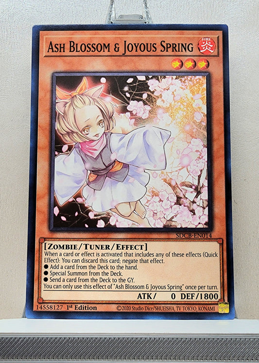 Yugioh! 1x Ash Blossom & Joyous Spring (SDCB/SDSB - Common) 1st Edition