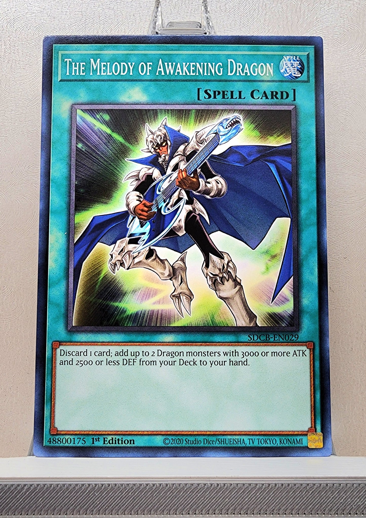 Yugioh! 1x The Melody of Awakening Dragon (SDCB - Common) 1st Edition