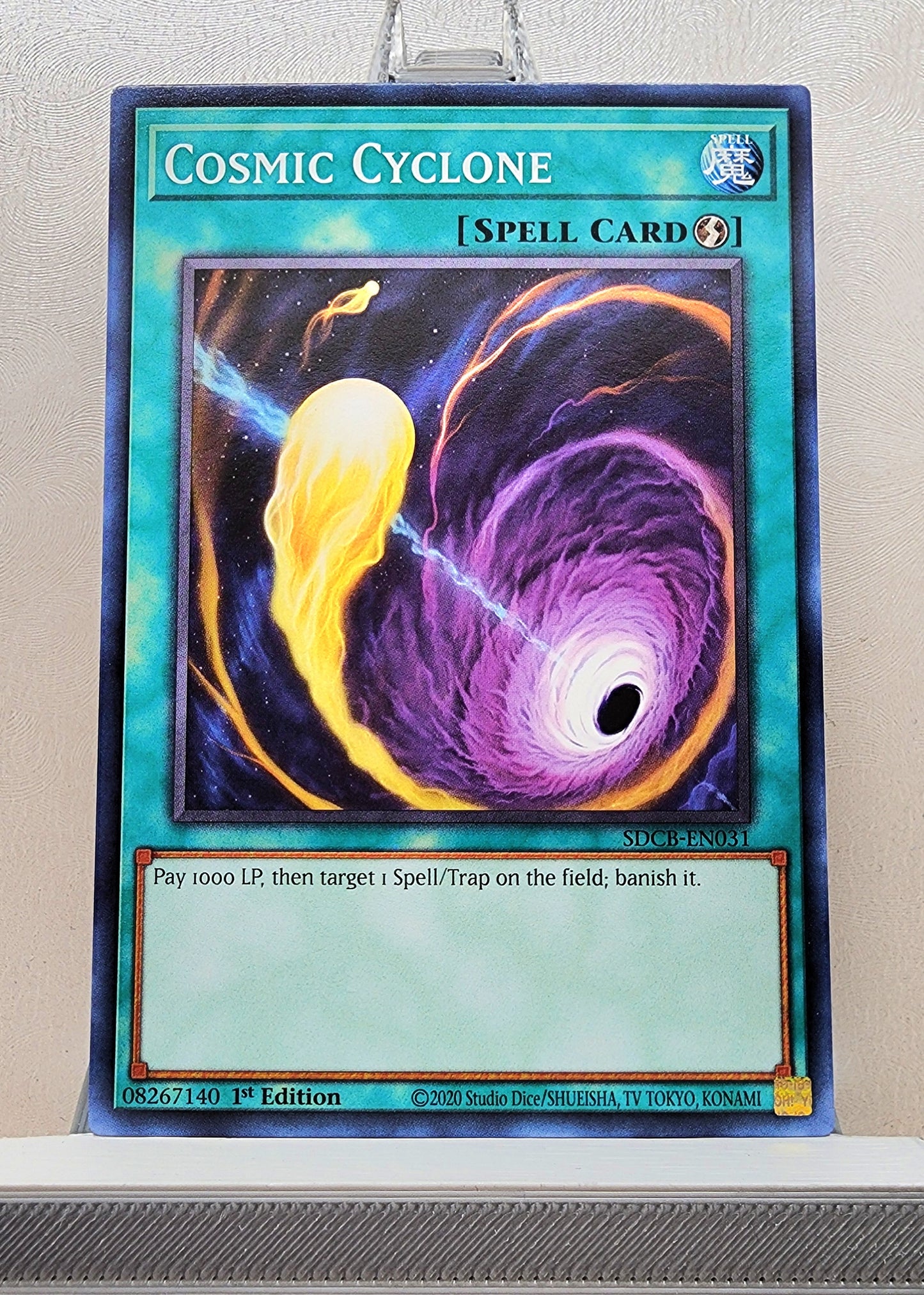 Yugioh! 1x Cosmic Cyclone (SDCB/SGX1/SGX3 - Common) 1st Edition