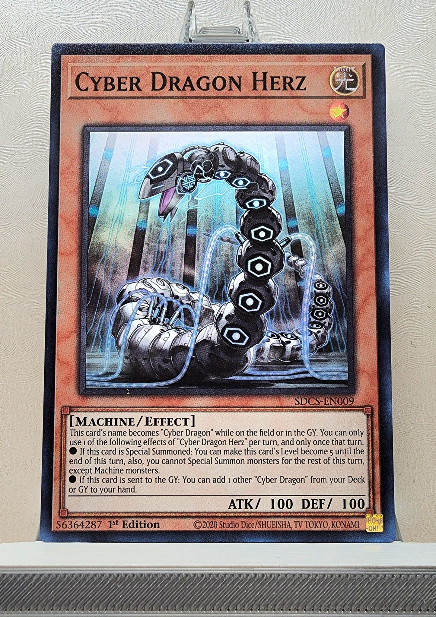 Yugioh! 1x Cyber Dragon Herz (SDCS - Super Rare) 1st Edition