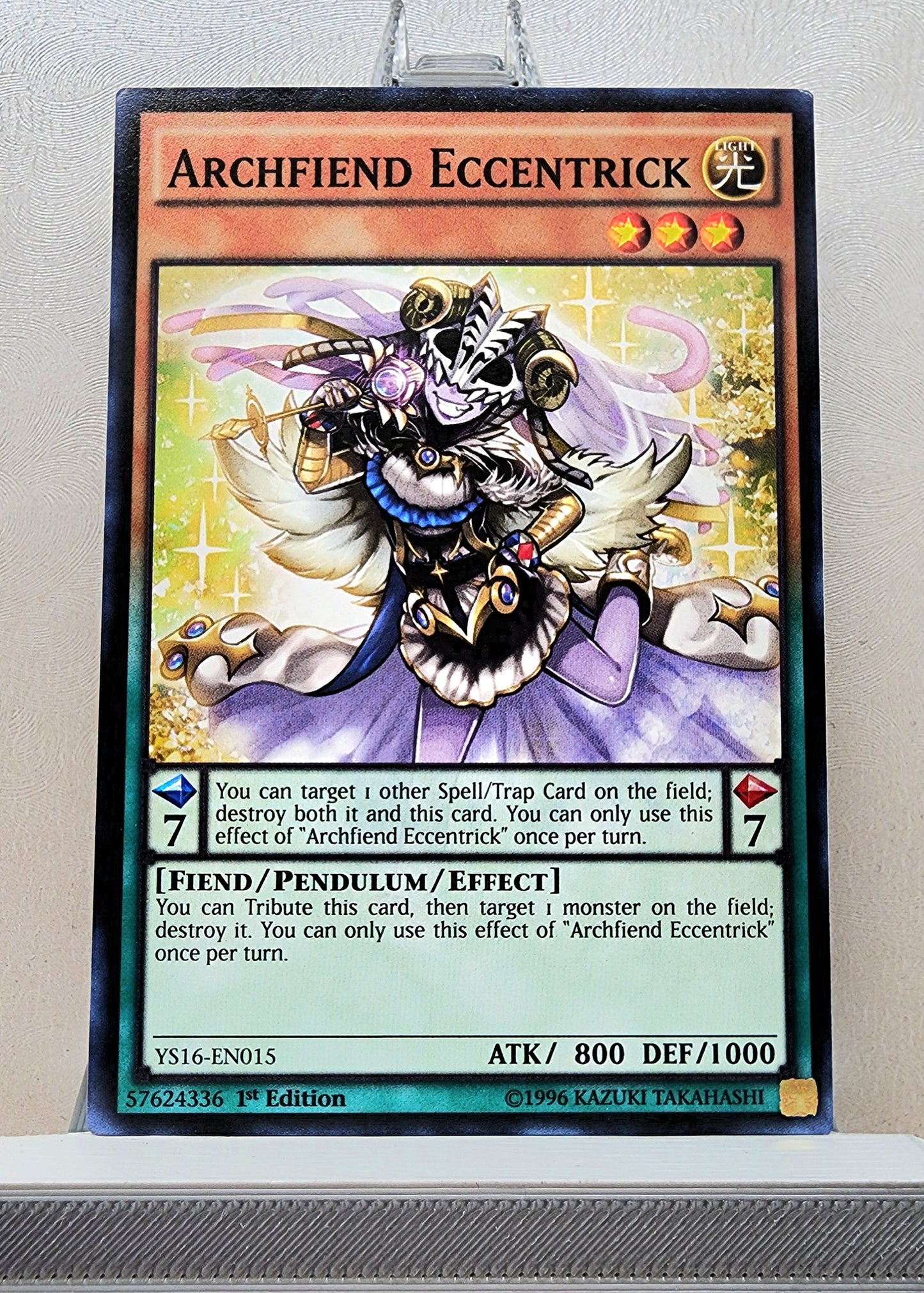 Yugioh! 1x Archfiend Eccentrick (YS16 - Common) 1st Edition