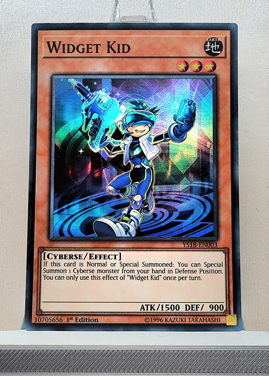 Yugioh! 1x Widget Kid (YS18 - Super Rare) 1st Edition