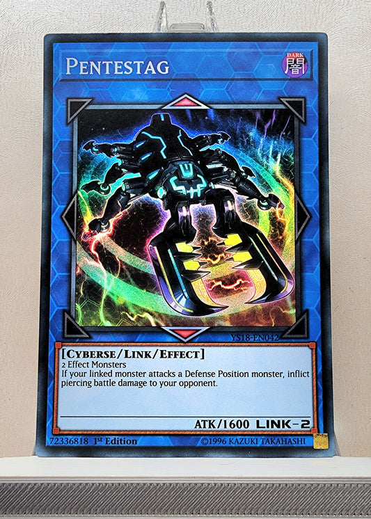 Yugioh! 1x Pentestag (YS18 - Super Rare) 1st Edition