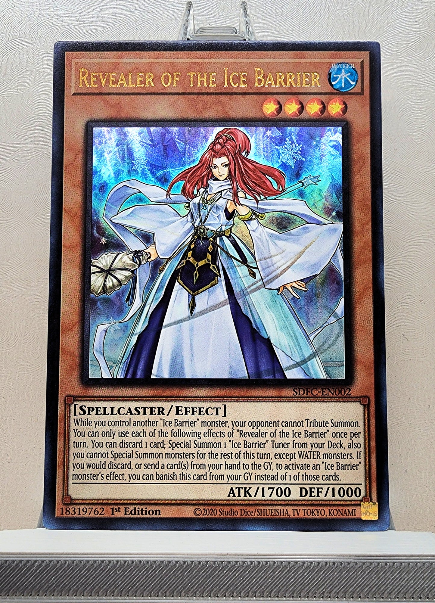 Yugioh! 1x Revealer of the Ice Barrier (SDFC - Ultra Rare) 1st Edition