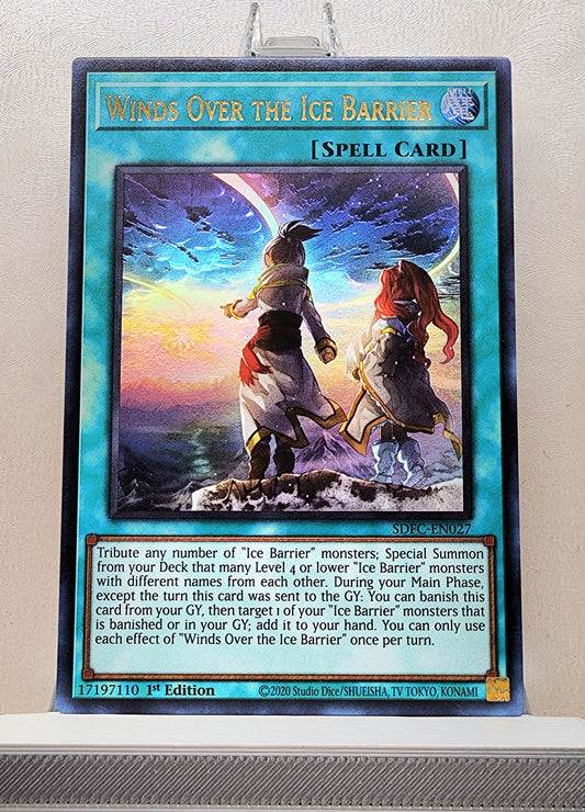 Yugioh! 1x Winds Over the Ice Barrier (SDFC - Ultra Rare) 1st Edition