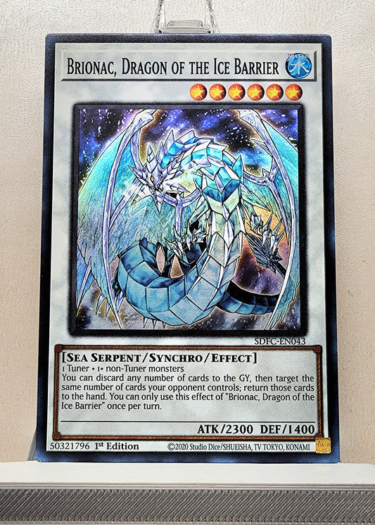 Yugioh! 1x Brionac, Dragon of the Ice Barrier (SDFC - Super Rare) 1st Edition