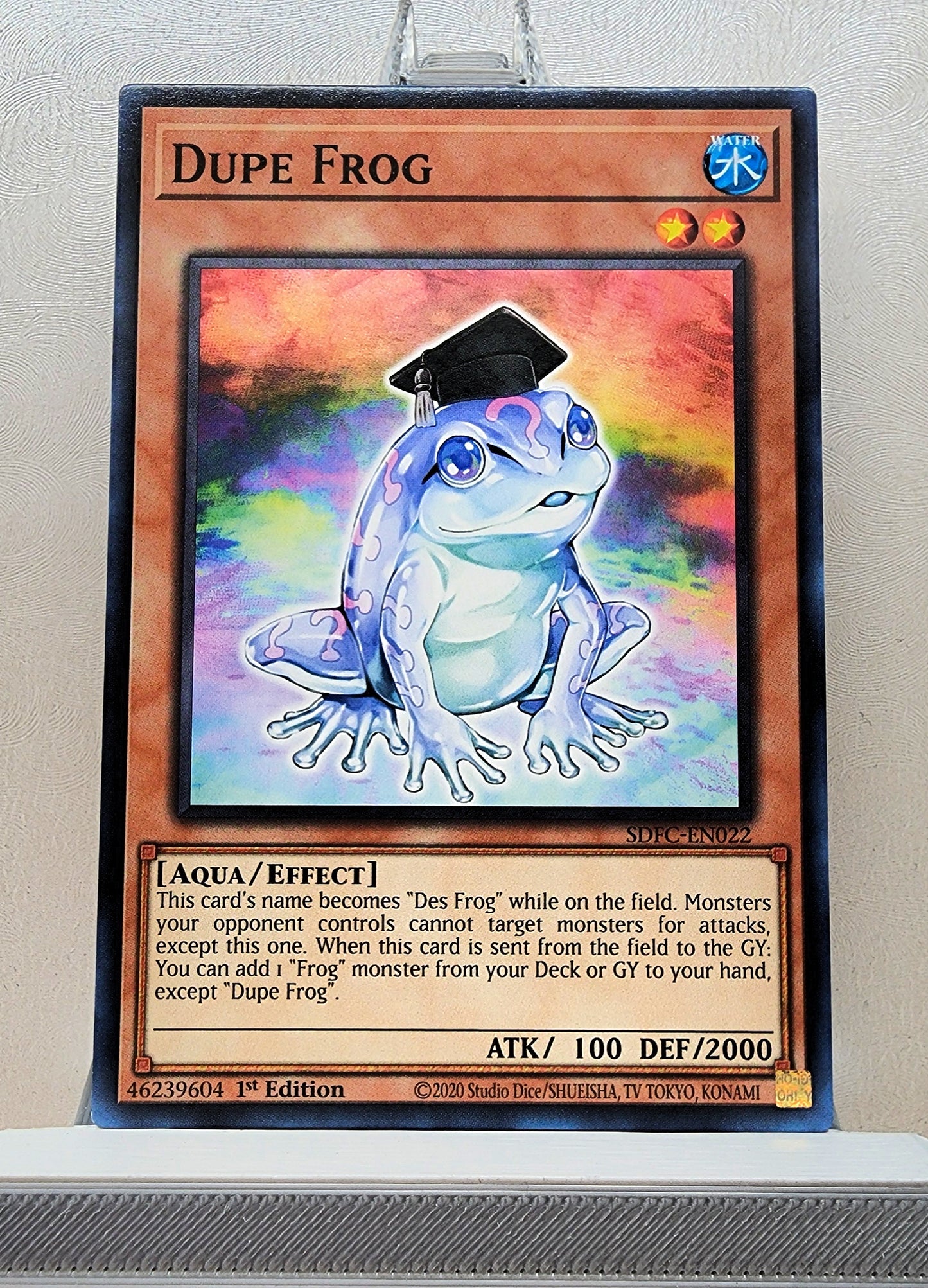 Yugioh! 1x Dupe Frog (SDFC - Common) 1st Edition