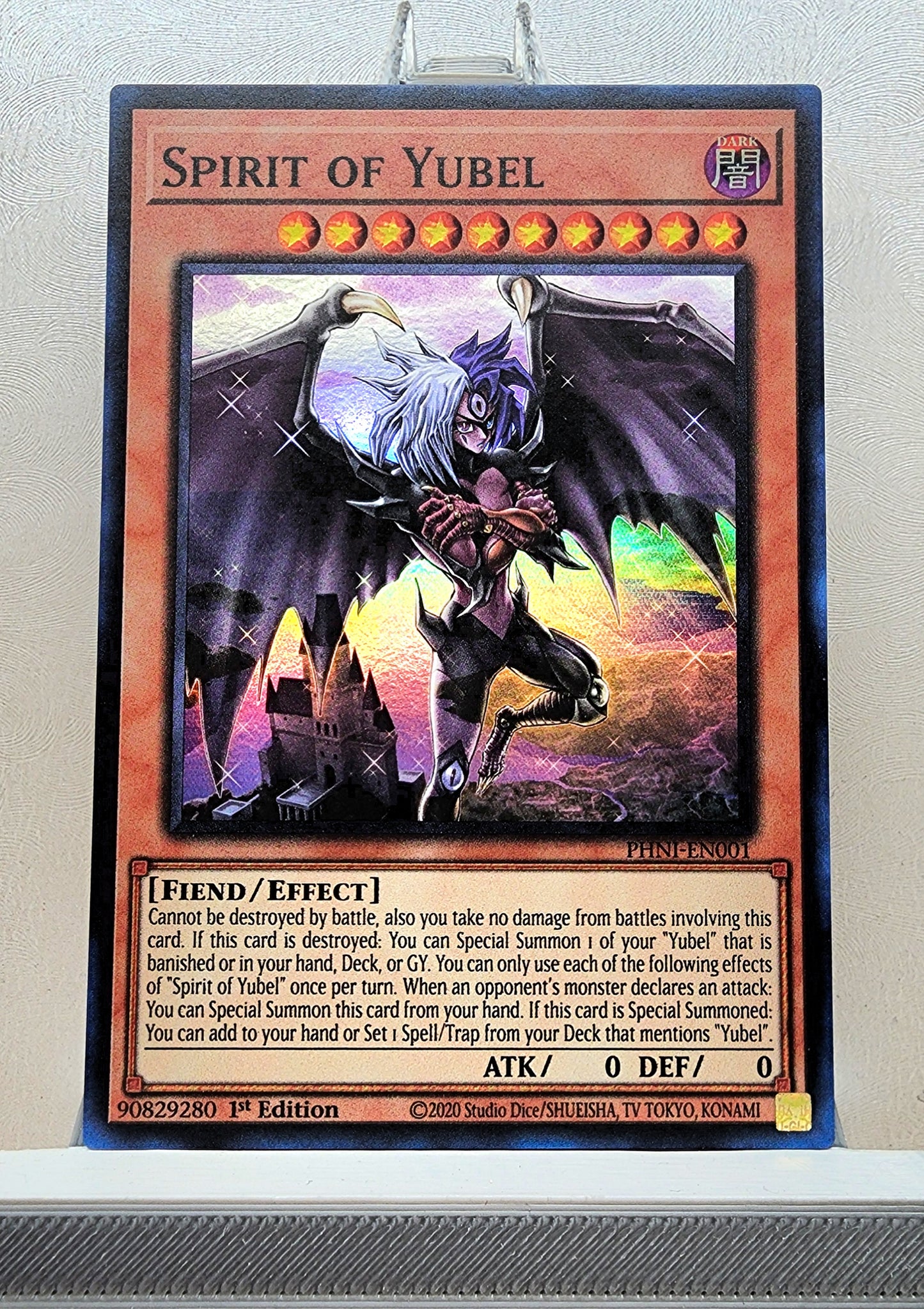 Yugioh! 1x Spirit of Yubel (PHNI - Super Rare) 1st Edition