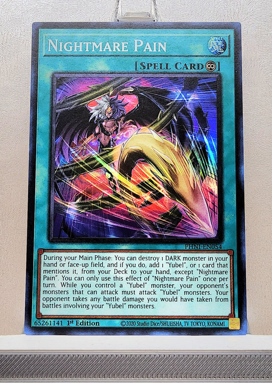 Yugioh! 1x Nightmare Pain (PHNI - Super Rare) 1st Edition