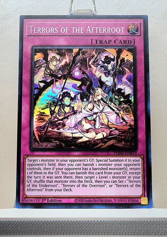 Yugioh! 1x Terrors of the Afterroot (PHNI - Super Rare) 1st Edition