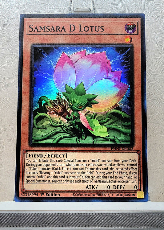 Yugioh! 1x Samsara D Lotus (PHNI - Super Rare) 1st Edition