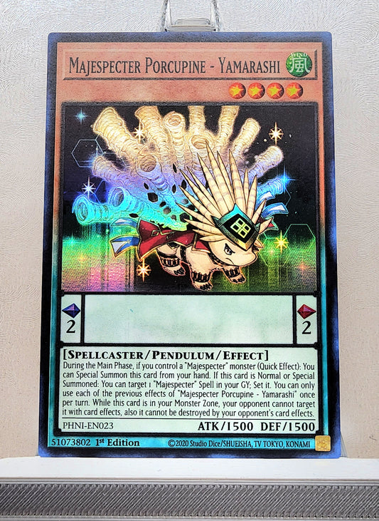 Yugioh! 1x Majespecter Porcupine - Yamarashi (PHNI - Super Rare) 1st Edition