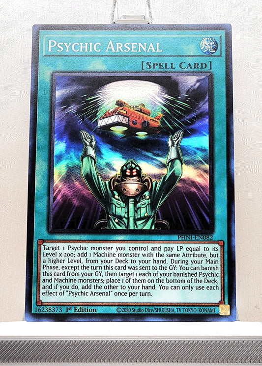 Yugioh! 1x Psychic Arsenal (PHNI - Super Rare) 1st Edition