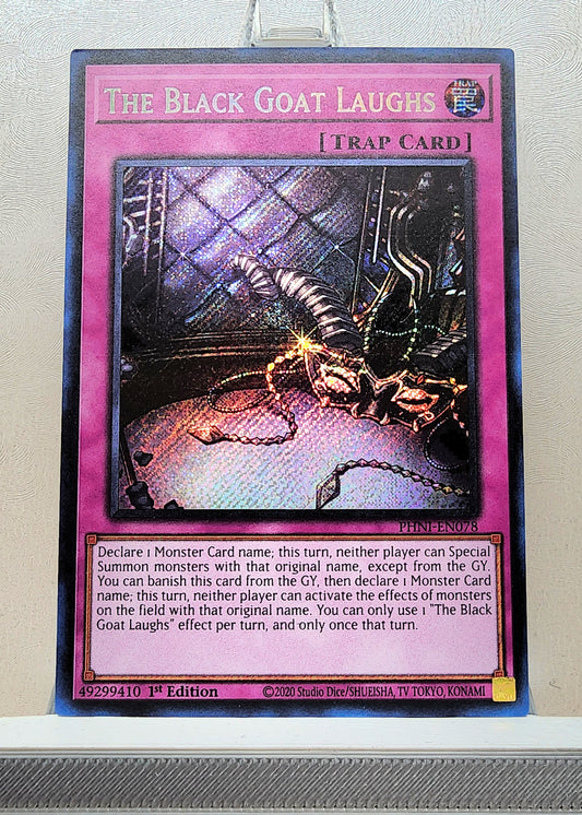 Yugioh! 1x The Black Goat Laughs (PHNI - Secret Rare) 1st Edition