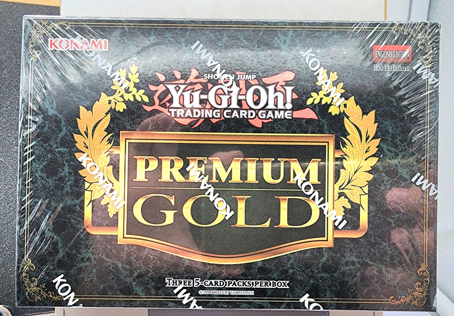 Yugioh! 1x Premium Gold Mini Box (3 packs) SEALED 1st Edition