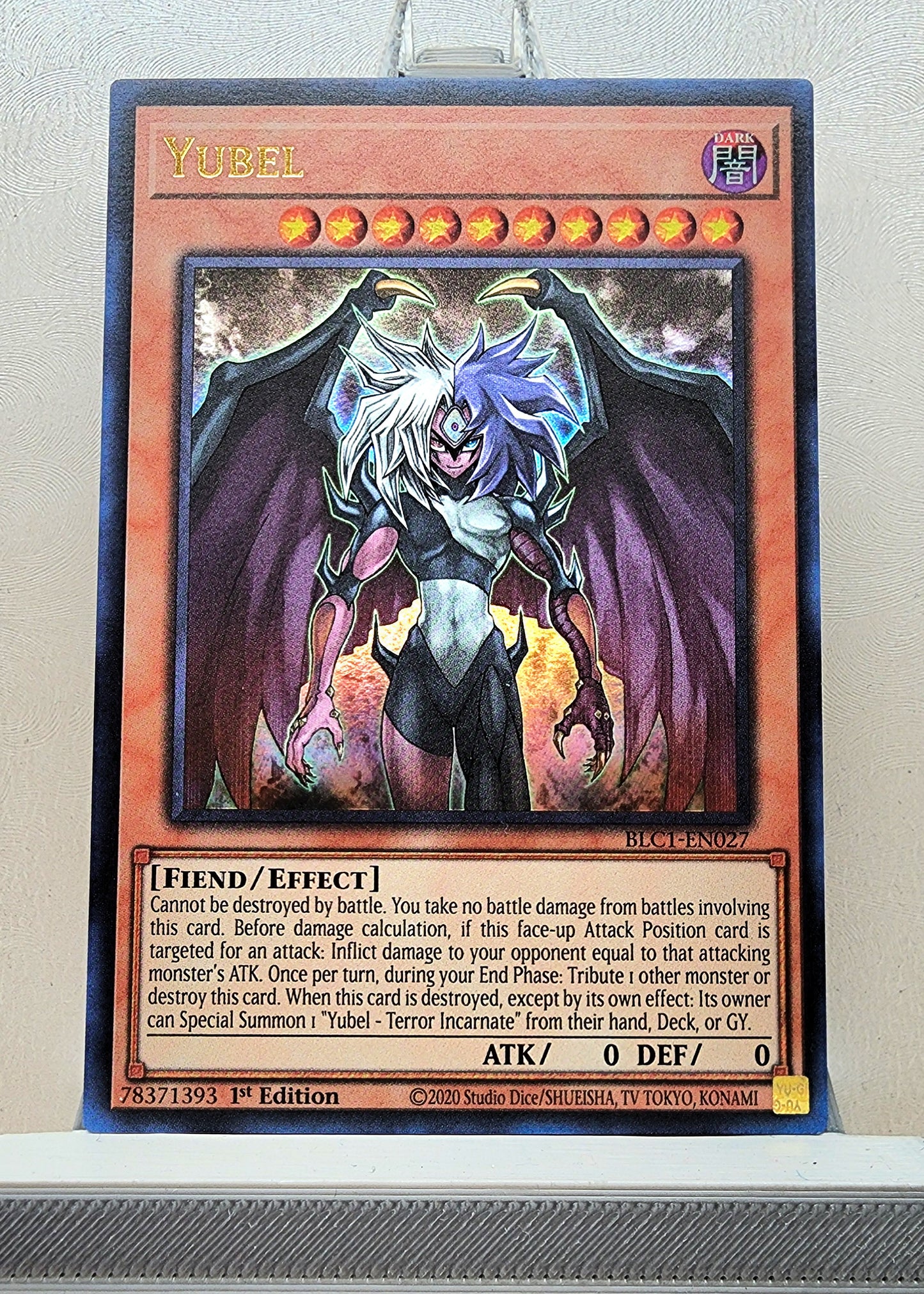 Yugioh! 1x Yubel (BLC1 - Ultra Rare) 1st Edition