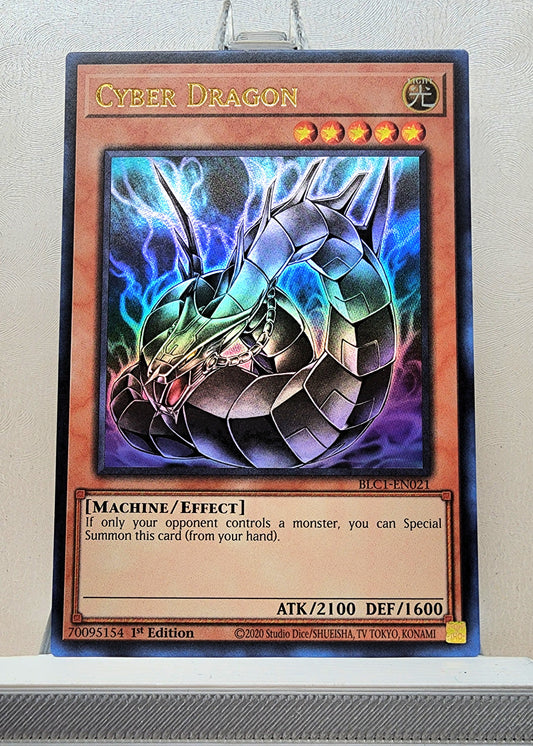 Yugioh! 1x Cyber Dragon Alt Art (BLC1 - Ultra Rare) 1st Edition