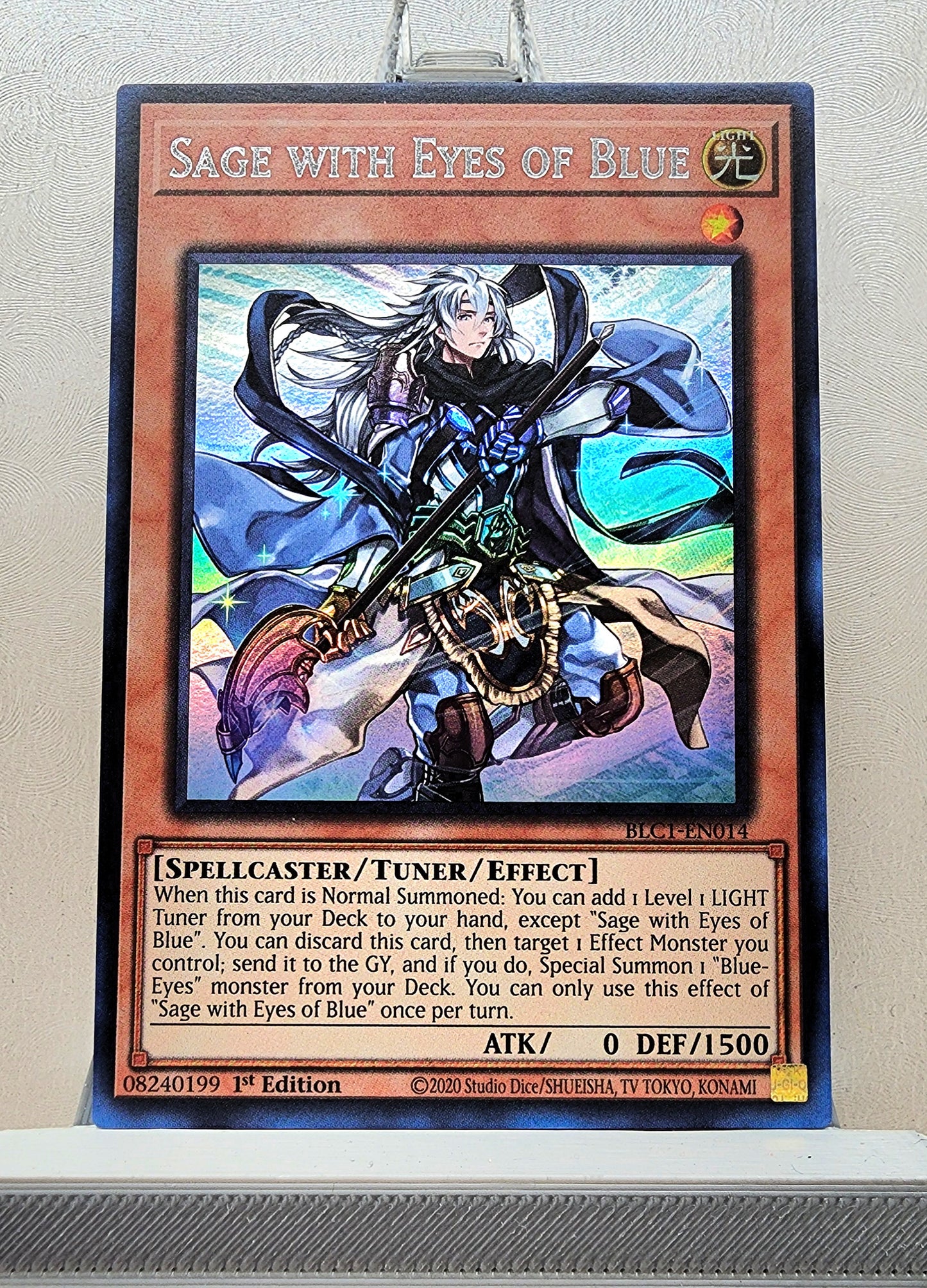 Yugioh! 1x Sage with Eyes of Blue (BLC1 - Ultra Rare) 1st Edition