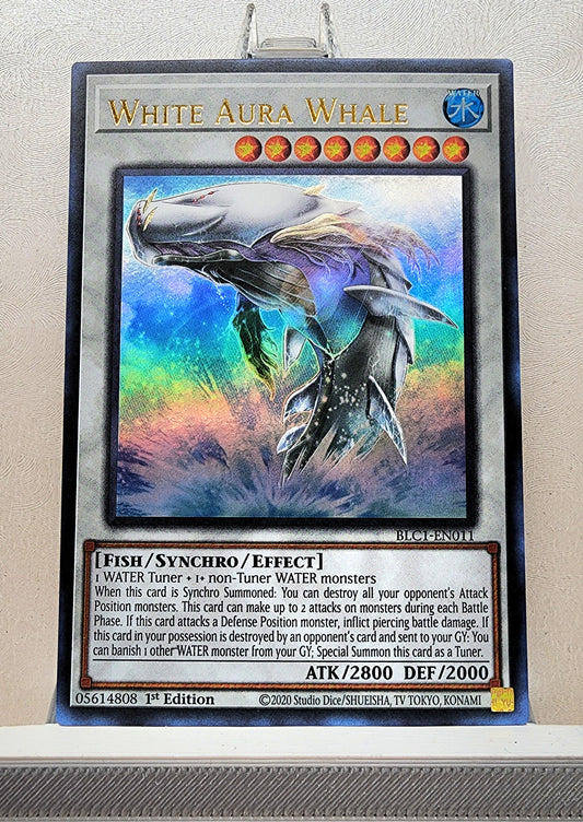 Yugioh! 1x White Aura Whale (BLC1 - Ultra Rare) 1st Edition