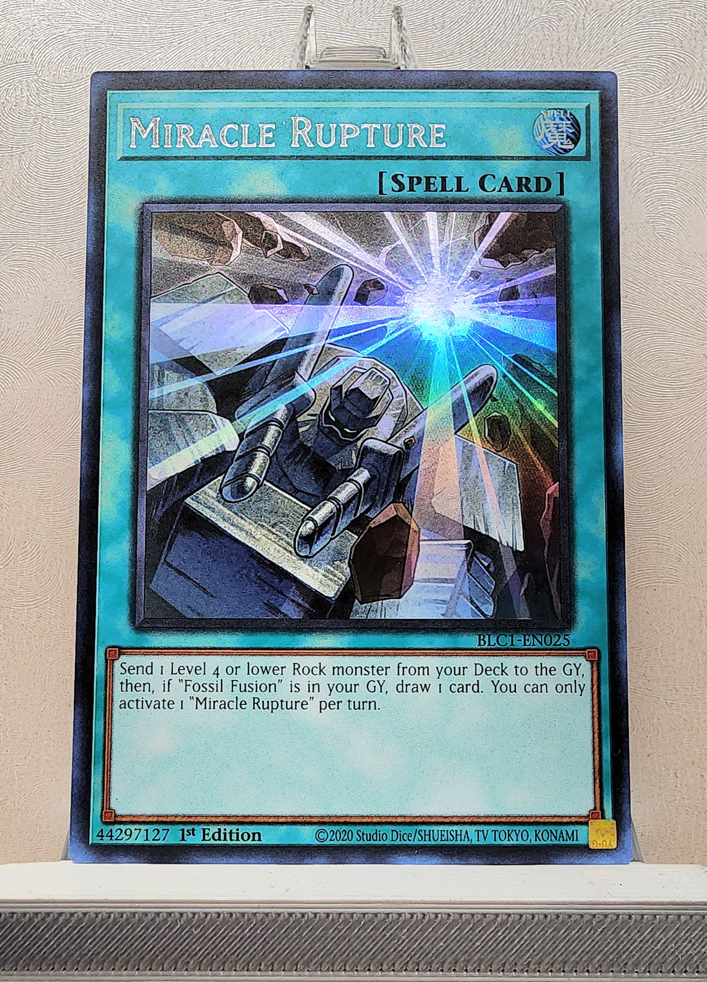 Yugioh! 1x Miracle Rupture (BLC1 - Ultra Rare) 1st Edition